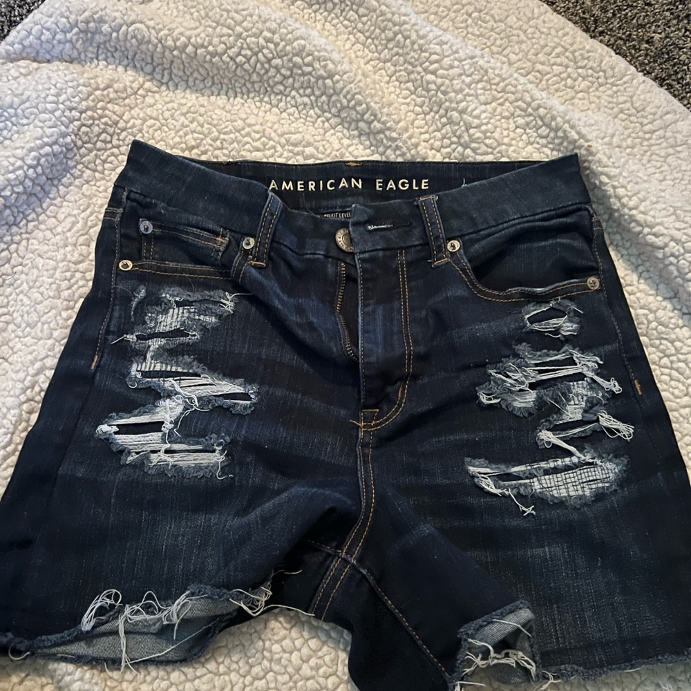 American Eagle Distressed Denim Shorts